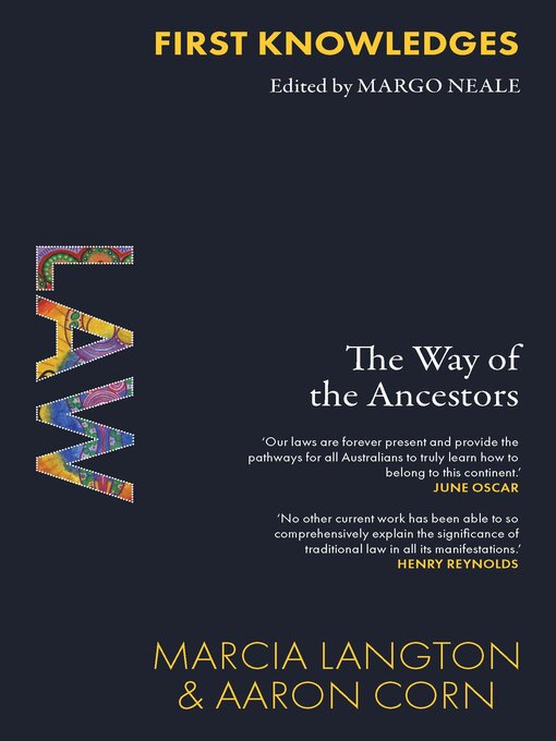 Title details for First Knowledges Law by Marcia Langton - Available